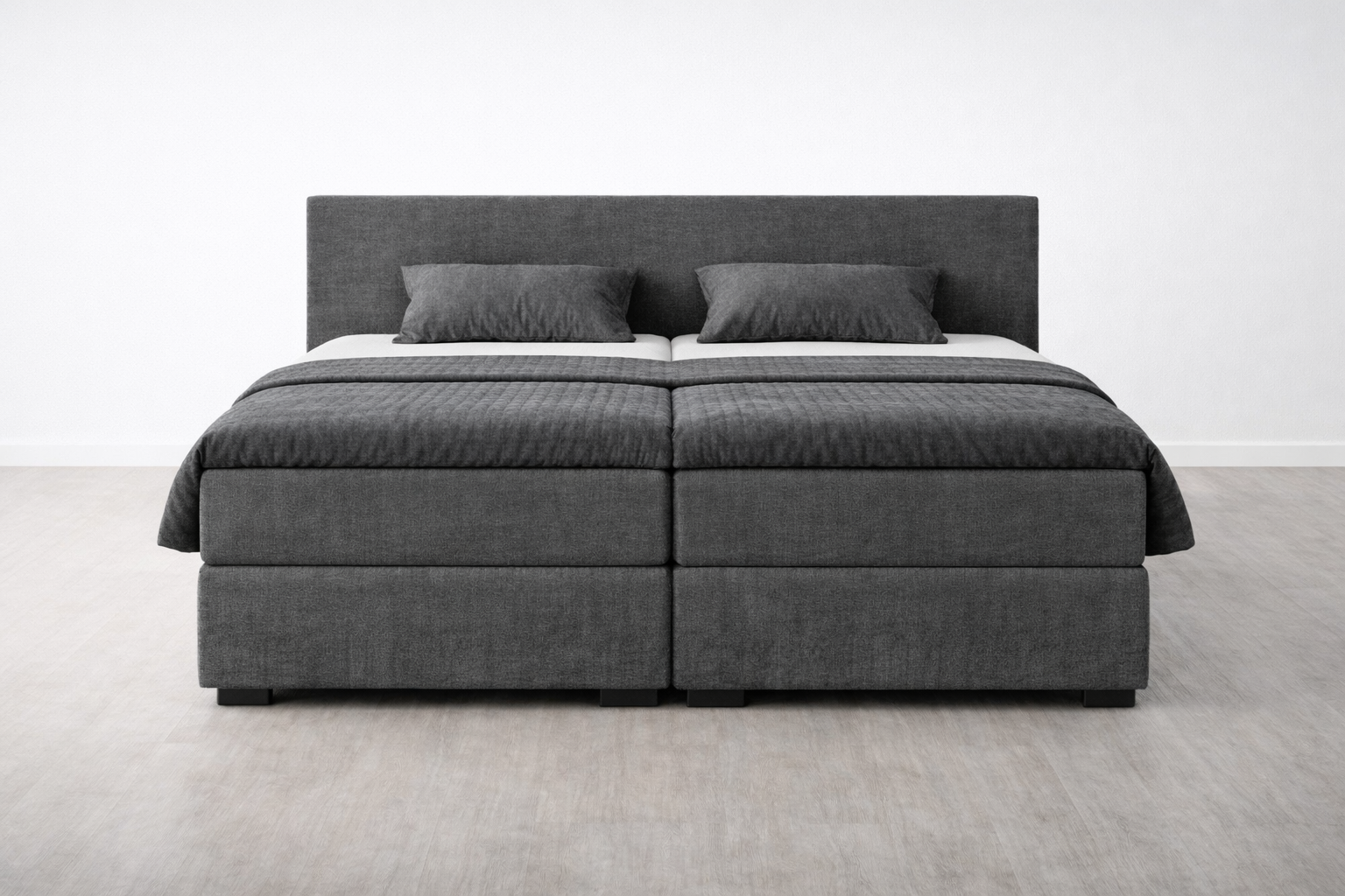 Boxspringbed in showroom Slaapnerds