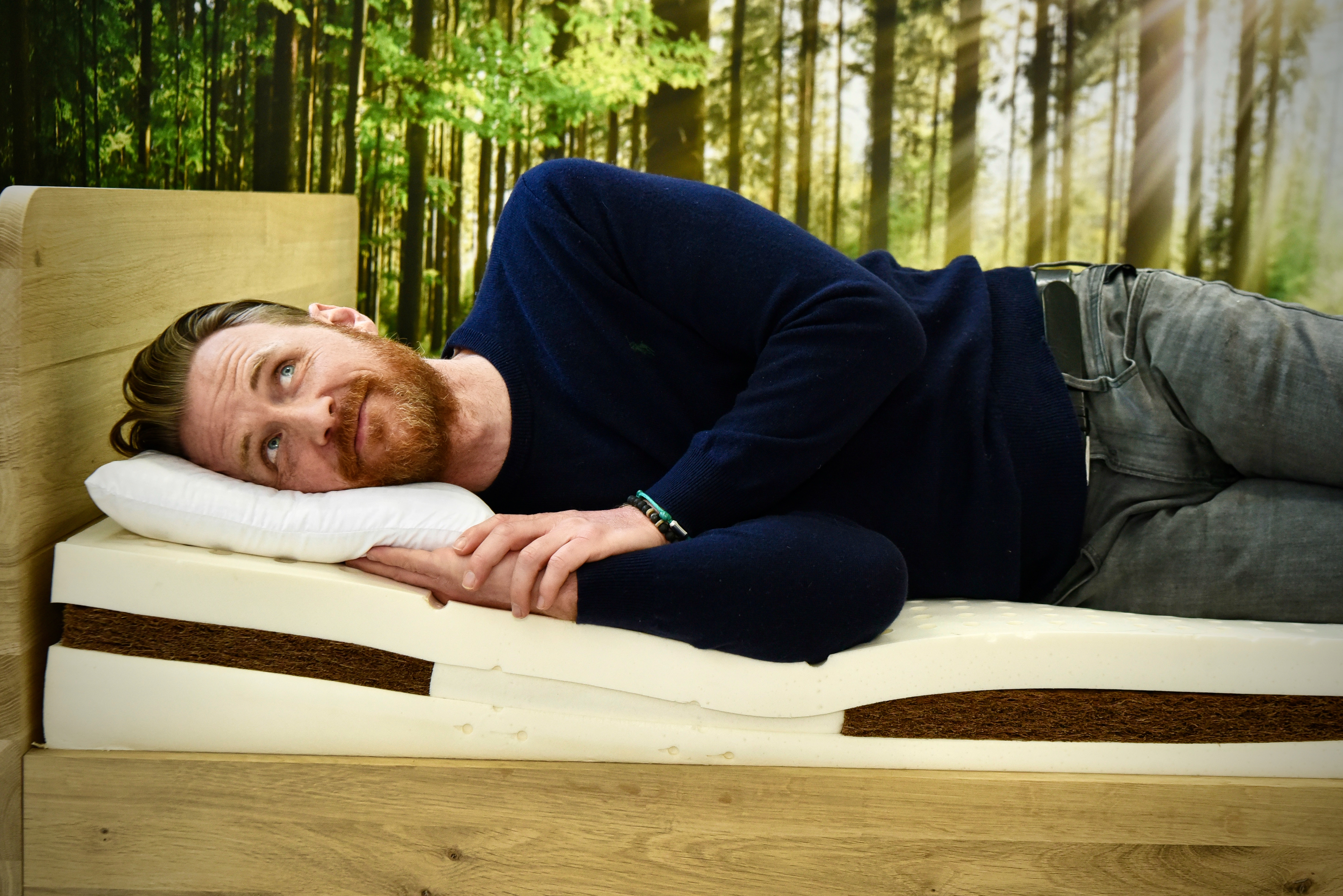 Proefliggen bij Slaapnerds - klant test matras